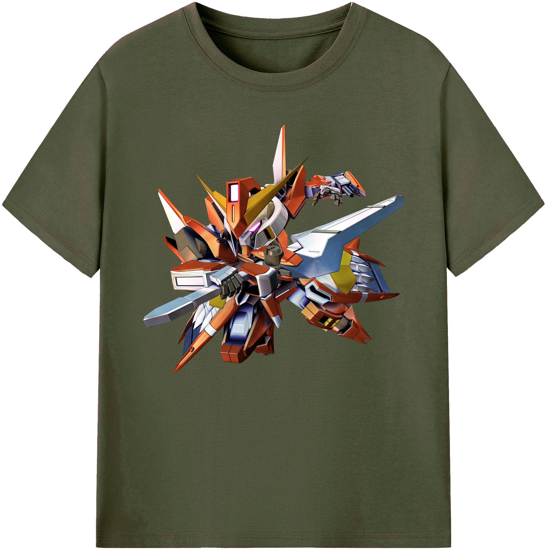 （画像用） 機動戦士ガンダム Mobile Suit Gundam 綿100％ メンズ半袖Tシャツ｜肌触りやわらか＆通気性